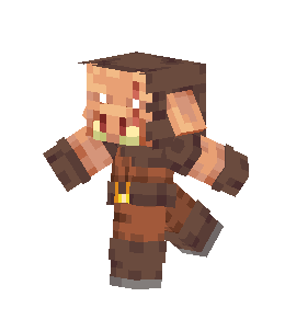 A Piglin Scout running.